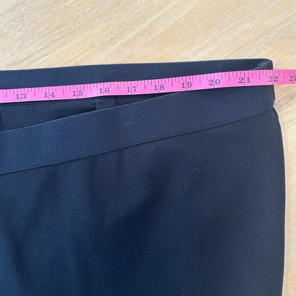 Talbots Pants Womens 24W Black Ponte Skinny Pull On Mid Rise Stretch Straight - Picture 10 of 12